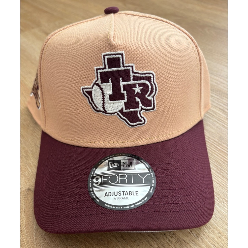 NEW: New Era 9FORTY Texas Rangers Arlington Final Season Patch Hat - Beige